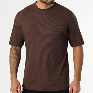 Frilivin - Camiseta texturizada 001 Marrón