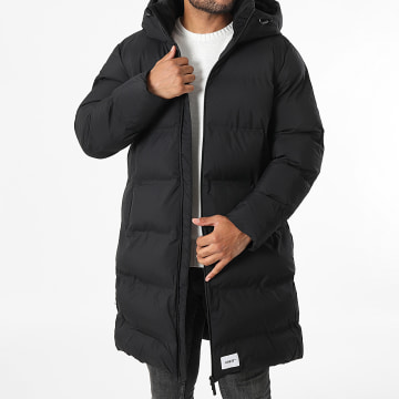Khujo - Doudoune Longue Capuche Unie Caius 3 Noir
