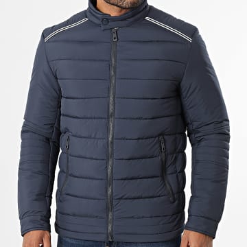 Kymaxx - Plumífero Zippée Azul Marino