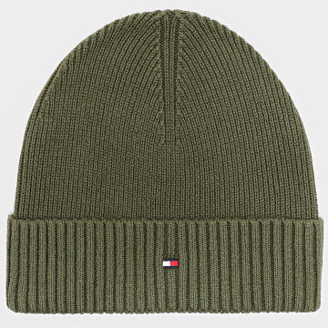 Tommy Hilfiger - Bonnet Flag Pima Cotton Beanie 2796 Vert Kaki