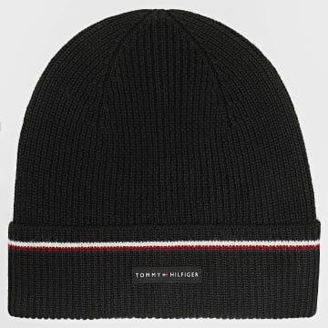 Tommy Hilfiger - Bonnet Signature Tape Wool Blend 3587 Noir