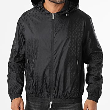 Armani Exchange - Giacca con cappuccio e zip XM001582-AF16628 Nero