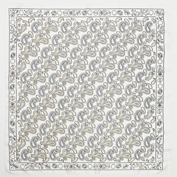 Frilivin - Sciarpa L36 Beige Bandana nera