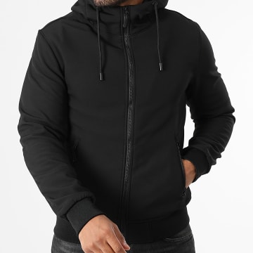 Kymaxx - 367 Black Hooded Zip Jacket