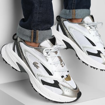 Lacoste - Manden L003 Neo Shot 225 Wit Zilver