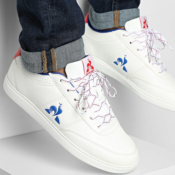 Le Coq Sportif - Sneakers LCS Derby 1 2520538 Optical White Fiery Red