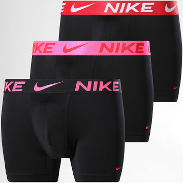 Nike - Set van 3 Dri-FIT Essential Micro Boxers KE1157 Zwart Roze Rood