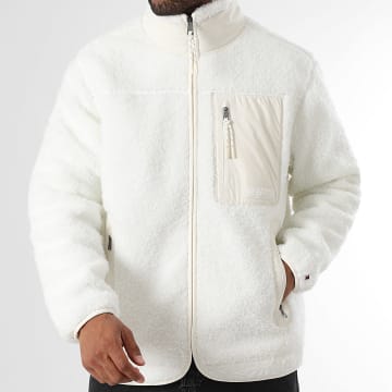 Tommy Hilfiger - Veste Sherpa Teddy Fleece 0420 Blanc