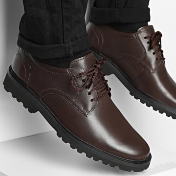 Clarks - Zapatos Berwick Lace Piel Marrón