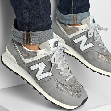 New Balance - Baskets 574 U574SNV Gris