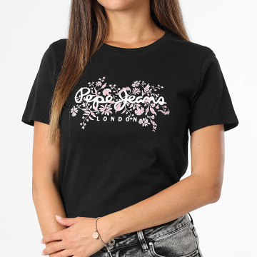 Pepe Jeans - Tee Shirt Femme Bero PL5000049 Noir
