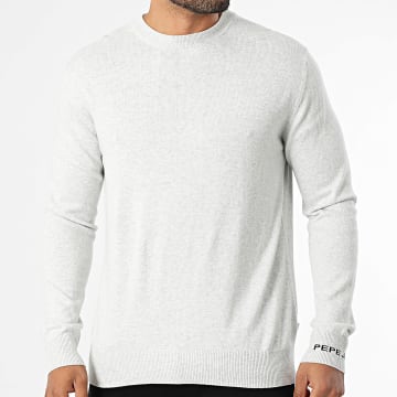 Pepe Jeans - Pull Andre PM7000013 Gris Clair Chiné