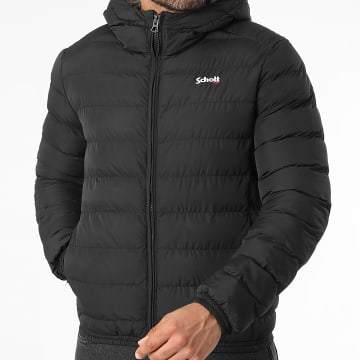 Schott NYC - Daunenjacke mit Kapuze Dayton Schwarz