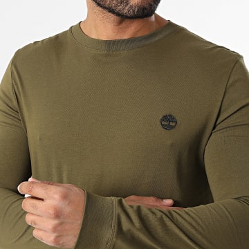 Timberland - Maglietta sottile a maniche lunghe A2BQ3 Verde Khaki