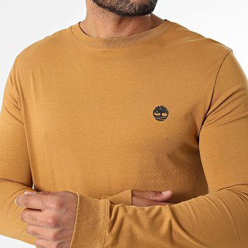 Timberland - Tee Shirt Manches Longues Slim A2BQ3 Camel