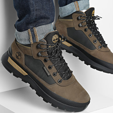 Timberland - Stivali Field Trekker Mid Lace A6DPS Olive Nubuck Olive