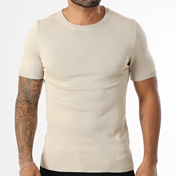 MTX - Tee Shirt Maille Fine 006 Beige