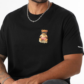 Teddy Yacht Club - Oversize Tee Shirt Small Cash Is King Throne Negro