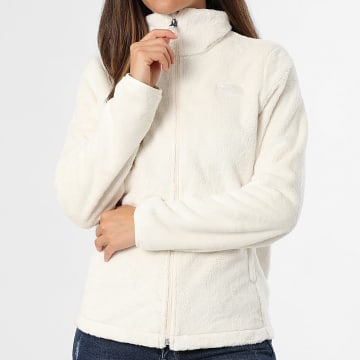 The North Face - Chaqueta con Cremallera Forrada Mujer Osito A7UQJ Beige Claro