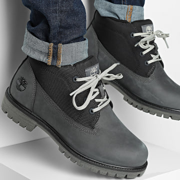 Timberland - Boots Heritage Mid Lace Chukka A431H Medium Grey Nubuck Black