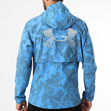 Under Armour - Veste Capuche Zippée Velociti Pro Storm 6005897 Bleu Clair Gris Camouflage