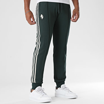 Adidas Originals - Pantalon Jogging Juventus Terrace Icons JM9448 Vert Foncé Beige