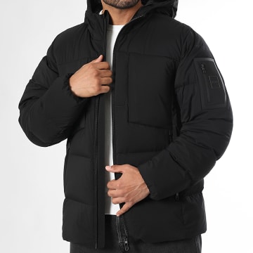 BOSS - Chaqueta con capucha Riplite 50543963 Negro