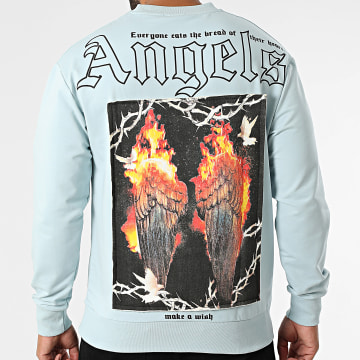 Classic Series - Sudadera cuello redondo 132 Azul claro