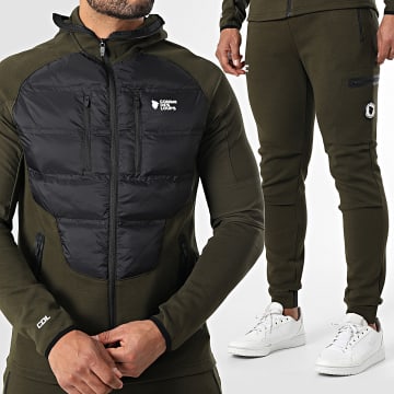 Comme Des Loups - Rainte Survetement Set Green Khaki Black