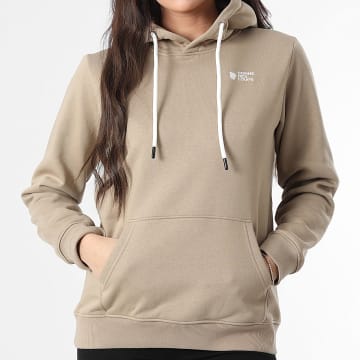 Comme Des Loups - Sweat con Cappuccio Donna Portland Beige