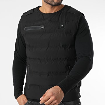 Comme Des Loups - Gilet tattico riscaldato Denver nero