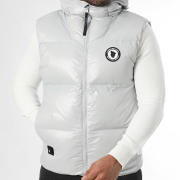 Comme Des Loups - Doudoune Capuche Chauffante Sans Manches Seoul Gris