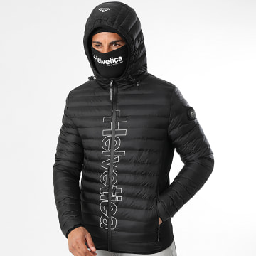 Helvetica - Brad Kapuzenjacke Schwarz