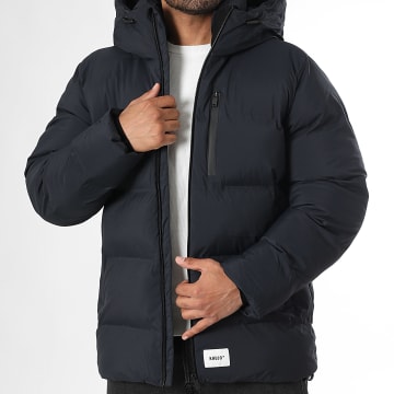 Khujo - Doudoune Capuche Silas 3 Bleu Marine