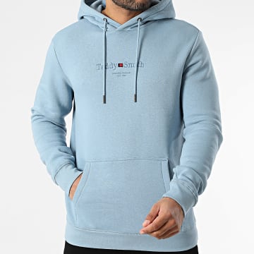 Teddy Smith - Sweat Capuche Jim 10816997D Bleu Clair