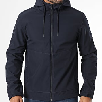 Teddy Smith - Chaqueta con capucha y cremallera Renzo 12017484D Azul marino