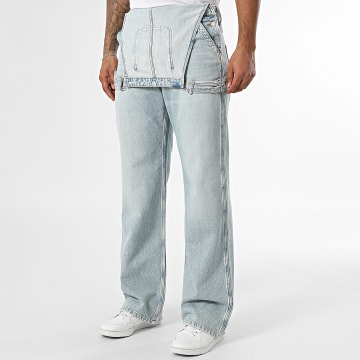 Tommy Jeans - Salopette Relaxed Fit Mia Dungaree 1637 Bleu Wash