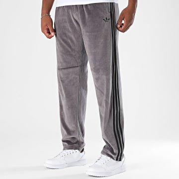 Adidas Originals - Pantalon Jogging Velours A Bandes SST Adicolor JX1557 Gris Anthracite
