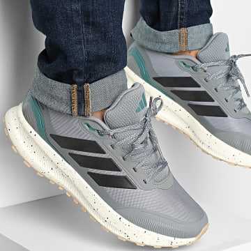 Adidas Sportswear - Baskets Runfalcon 5 TR JR5384 Grey Three Core Black Preloved Teal