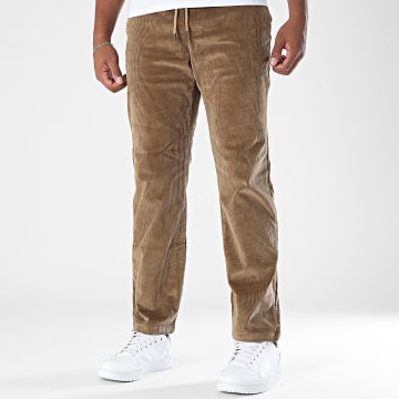 Deeluxe - Leandre Pantalones de pana relaxed fit 05V7030M Marrón claro