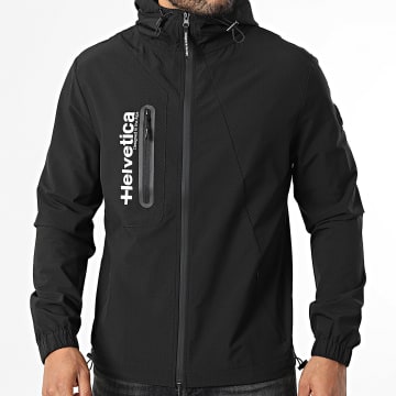 Helvetica - Liverpool Hooded Zip Jacket Black