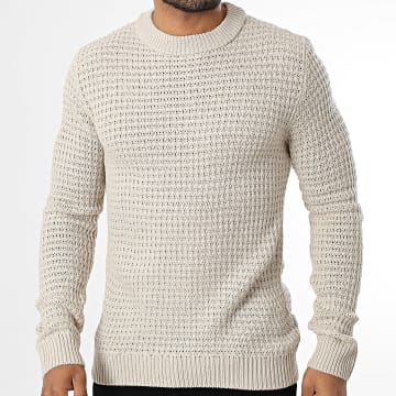 JJREBEL - Jersey de punto Frame Beige