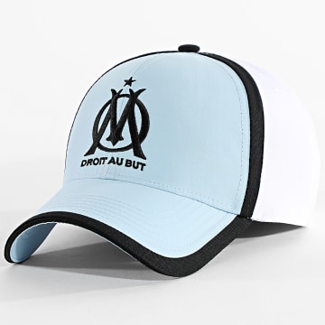 OM - Casquette Lifestyle M25037 Bleu Clair Blanc