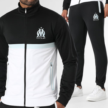 OM - Completo di tuta M25015 Nero Bianco Blu Chiaro