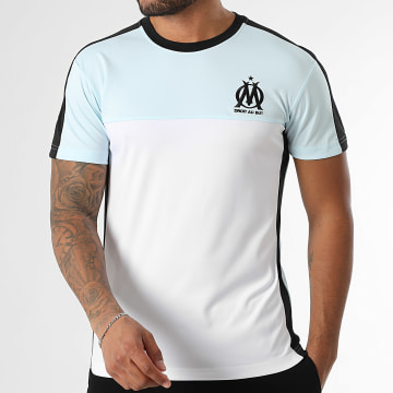 OM - Maillot Lifestyle OM M25033C Bleu Clair Blanc Noir