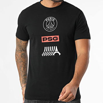PSG - Tee Shirt Big Logo Paris Saint Germain P25112C Noir