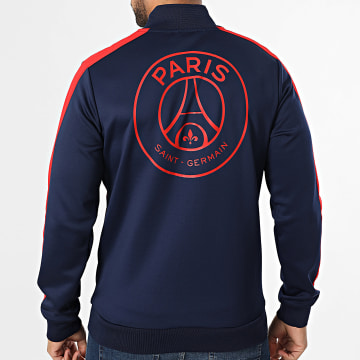 PSG - Veste Zippée A Bandes PSG P25123 Bleu Marine