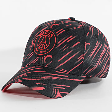 PSG - Casquette All Over P25141 Noir Rouge