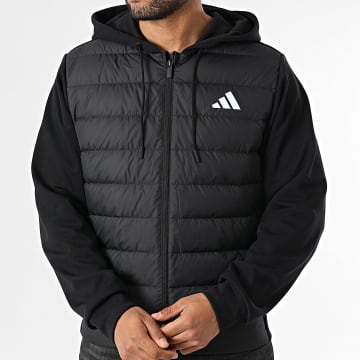 Adidas Sportswear - Veste Capuche Zippée Essential KA5251 Noir