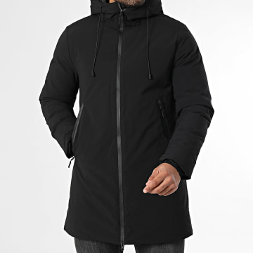 Kymaxx - Parka Capuche Longue Noire